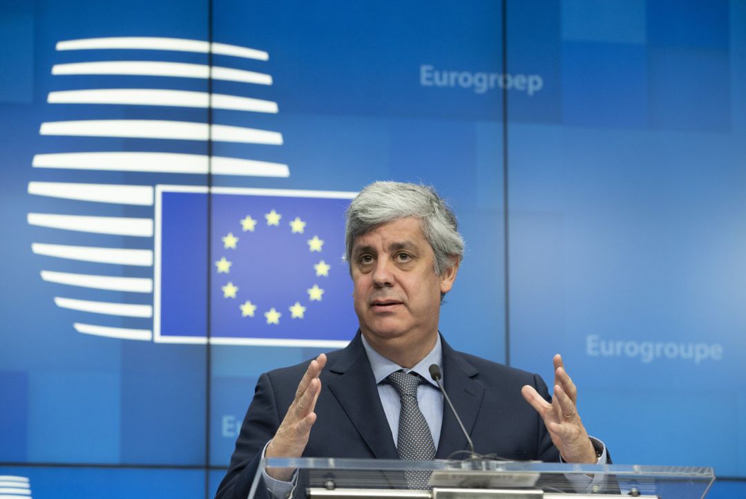 El presidente del Eurogrupo, Mario Centeno. El presidente del Eurogrupo, Mario Centeno.