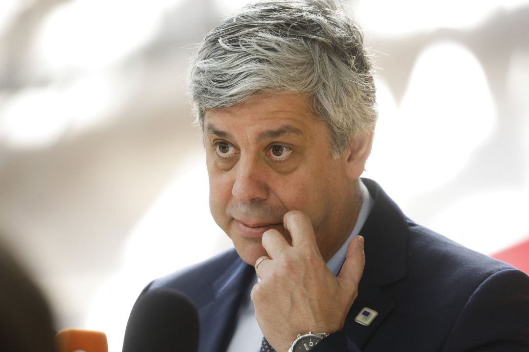 El presidente del Eurogrupo, Mario Centeno El presidente del Eurogrupo, Mario Centeno