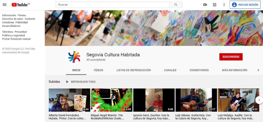 Iniciativa “Con la cultura de Segovia, hoy más que nunca” Iniciativa “Con la cultura de Segovia, hoy más que nunca”