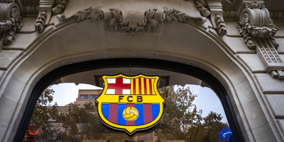 Imagen del escudo del Fútbol Club Barcelona Imagen del escudo del Fútbol Club Barcelona