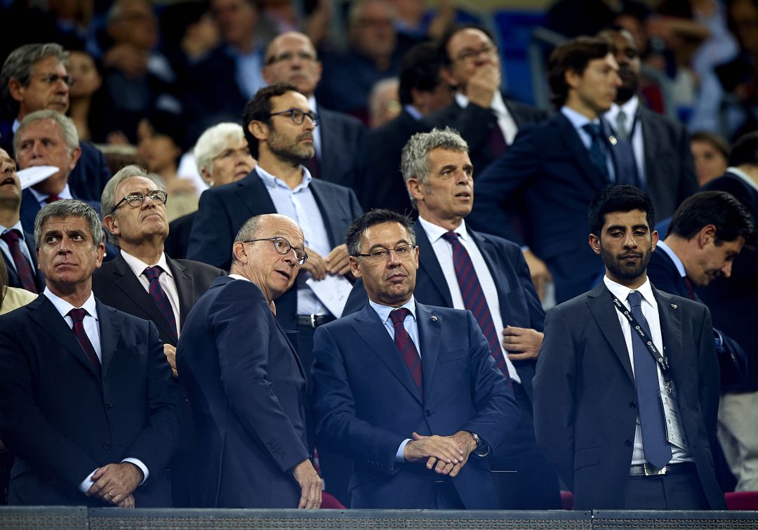 Bartomeu y parte de su Junta Bartomeu y parte de su Junta