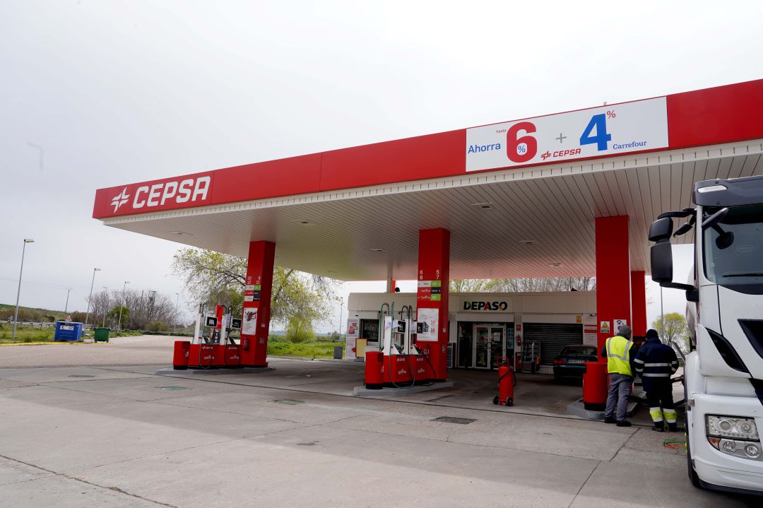 Gasolinera en la provincia de Valladolid Gasolinera en la provincia de Valladolid