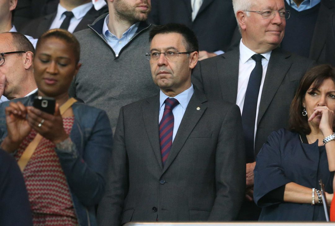 Josep María Bartomeu durante un partido del FC Barcelona Josep María Bartomeu durante un partido del FC Barcelona
