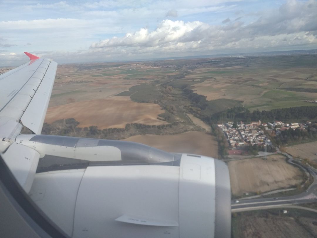 Vista desde el avión Vista desde el avión