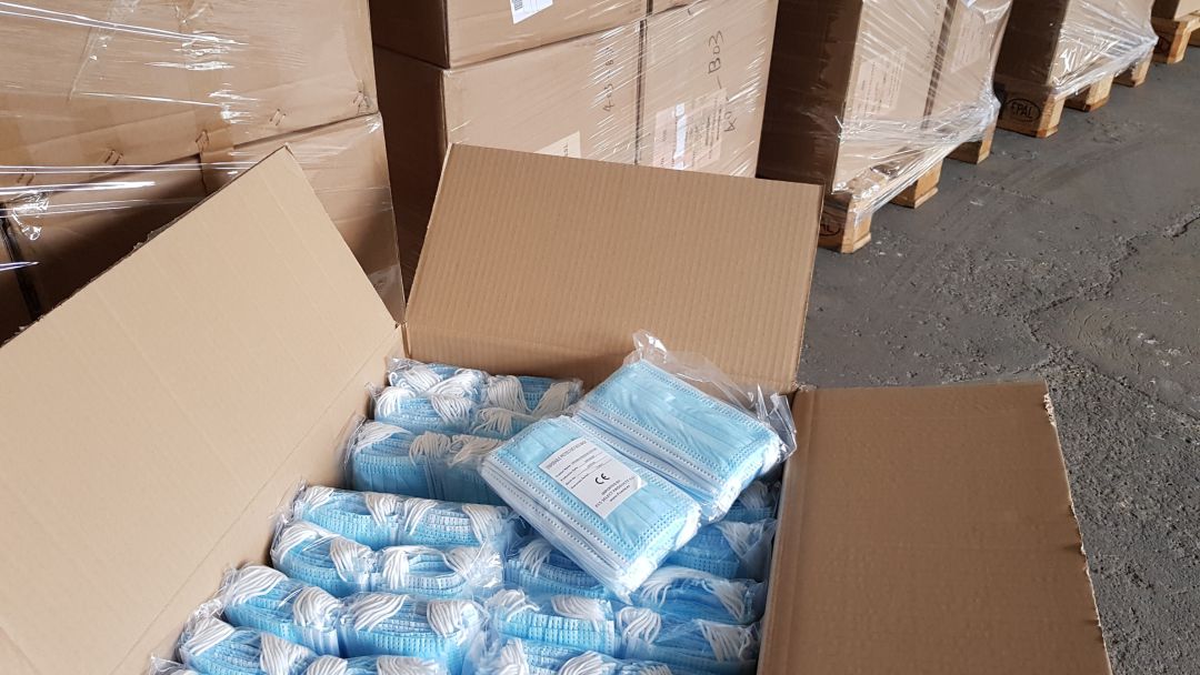 228.000 mascarillas han llegado ya a Asturias para su reparto 228.000 mascarillas han llegado ya a Asturias para su reparto