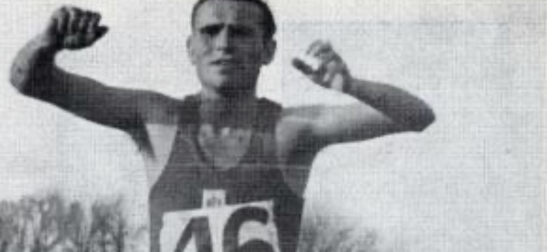 Imagen de Francisco Aritmendi cuando ganó el Cross de las Naciones en 1964 Imagen de Francisco Aritmendi cuando ganó el Cross de las Naciones en 1964