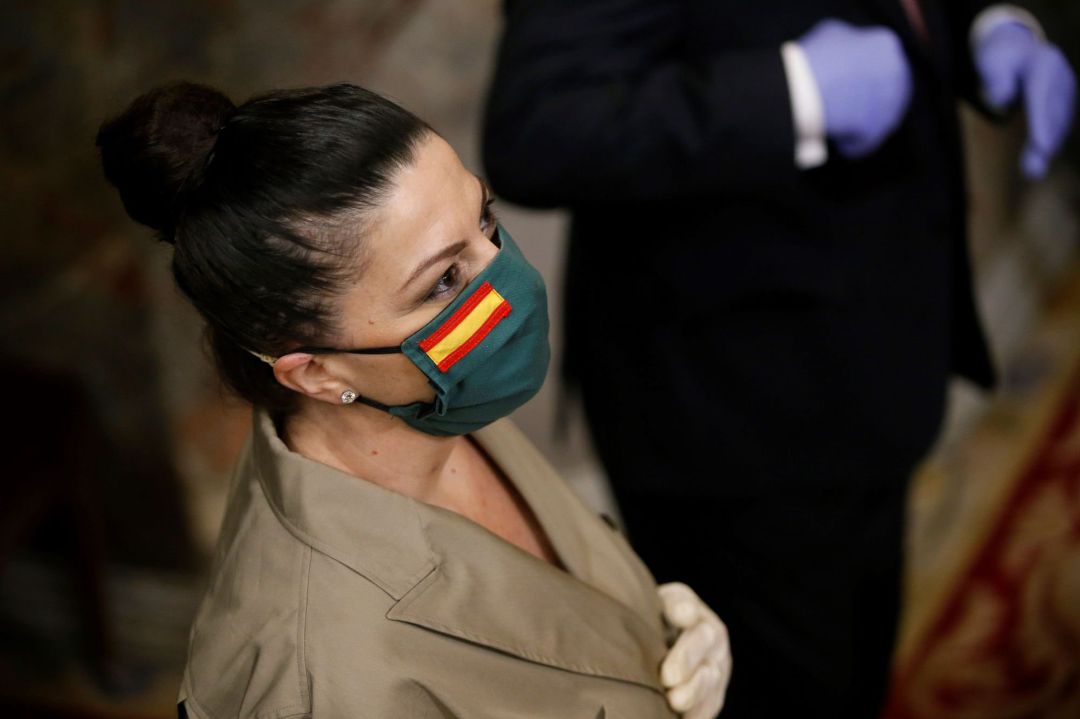 La diputada de Vox Macarena Olona. La diputada de Vox Macarena Olona.