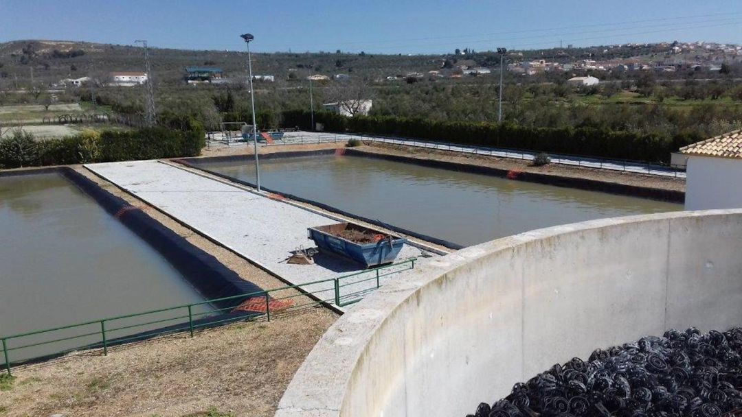 Estación depuradora de aguas de Pozo Alcón. Estación depuradora de aguas de Pozo Alcón.