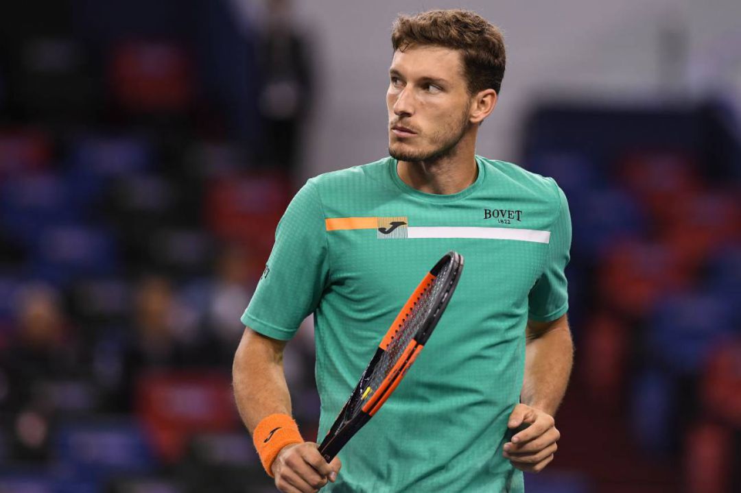 Pablo Carreño durante la disputa de un partido Pablo Carreño durante la disputa de un partido