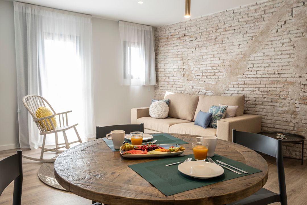 Interior d'un apartament turístic de les comarques de Girona Interior d'un apartament turístic de les comarques de Girona