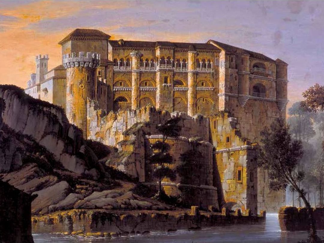 Pintura del Castillo de Benavente adquirida en Munich Pintura del Castillo de Benavente adquirida en Munich