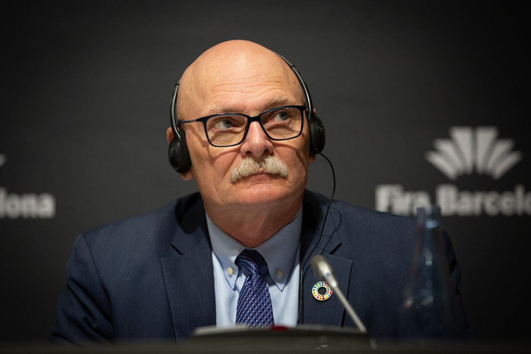 El consejero delegado de GSMA (organización de operadores móviles y compañías relacionadas), John Hoffman El consejero delegado de GSMA (organización de operadores móviles y compañías relacionadas), John Hoffman