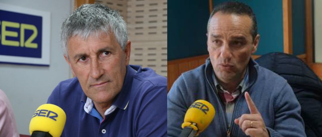 Quique Setién y José Luis Oltra entrevistados en la Cadena SER Quique Setién y José Luis Oltra entrevistados en la Cadena SER