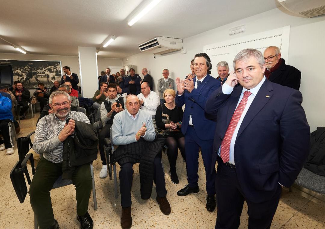 José Ángel Peláez en su reelección como presidente de la FCF José Ángel Peláez en su reelección como presidente de la FCF