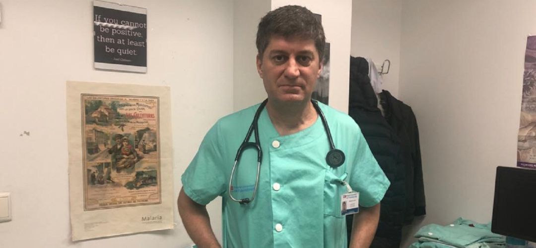 José Manuel Ruiz Giardín es médico internista y especialista en enfermedades infecciosas en el Hospital de Fuenlabrada José Manuel Ruiz Giardín es médico internista y especialista en enfermedades infecciosas en el Hospital de Fuenlabrada