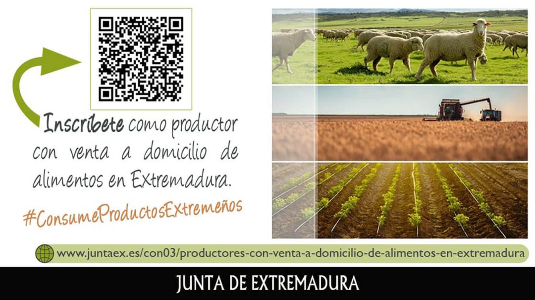 Portal de inscripción para productores con venta a domicilio en Extremadura Portal de inscripción para productores con venta a domicilio en Extremadura