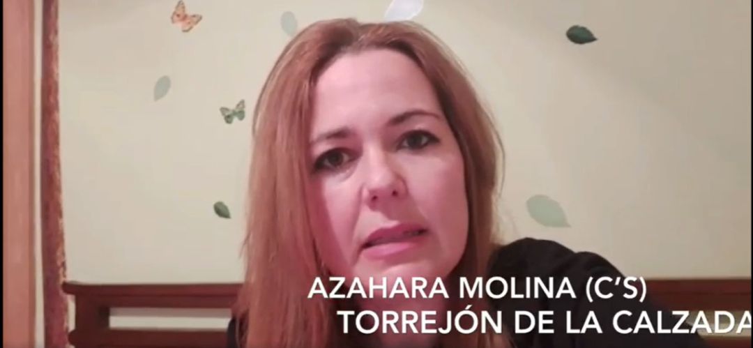 Azahara Molina, alcaldesa de Torrejón de la Calzada, es una de las regidoras que participan en el vídeo Azahara Molina, alcaldesa de Torrejón de la Calzada, es una de las regidoras que participan en el vídeo