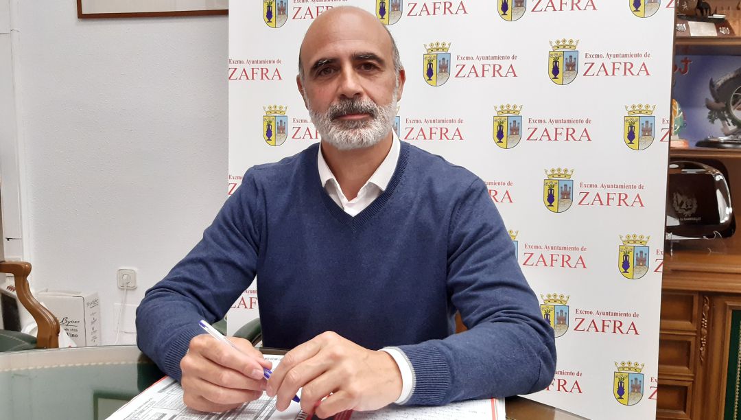 El alcalde de Zafra, José Carlos Contreras El alcalde de Zafra, José Carlos Contreras