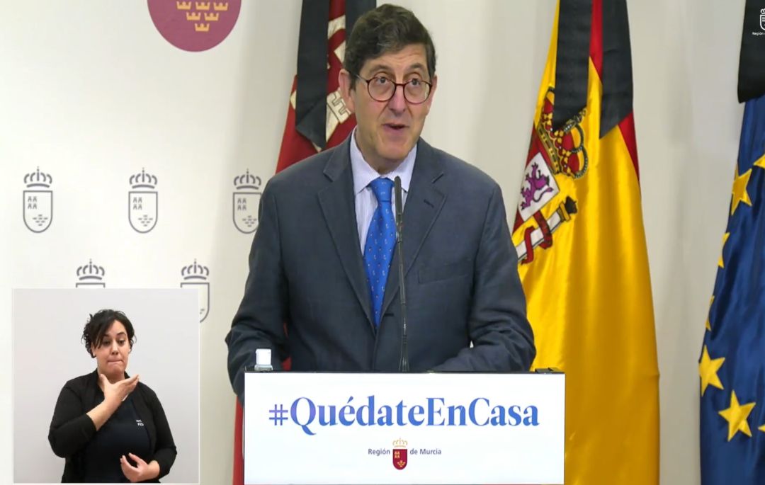 Manuel Villegas, consejero de Salud de la Región de Murcia Manuel Villegas, consejero de Salud de la Región de Murcia