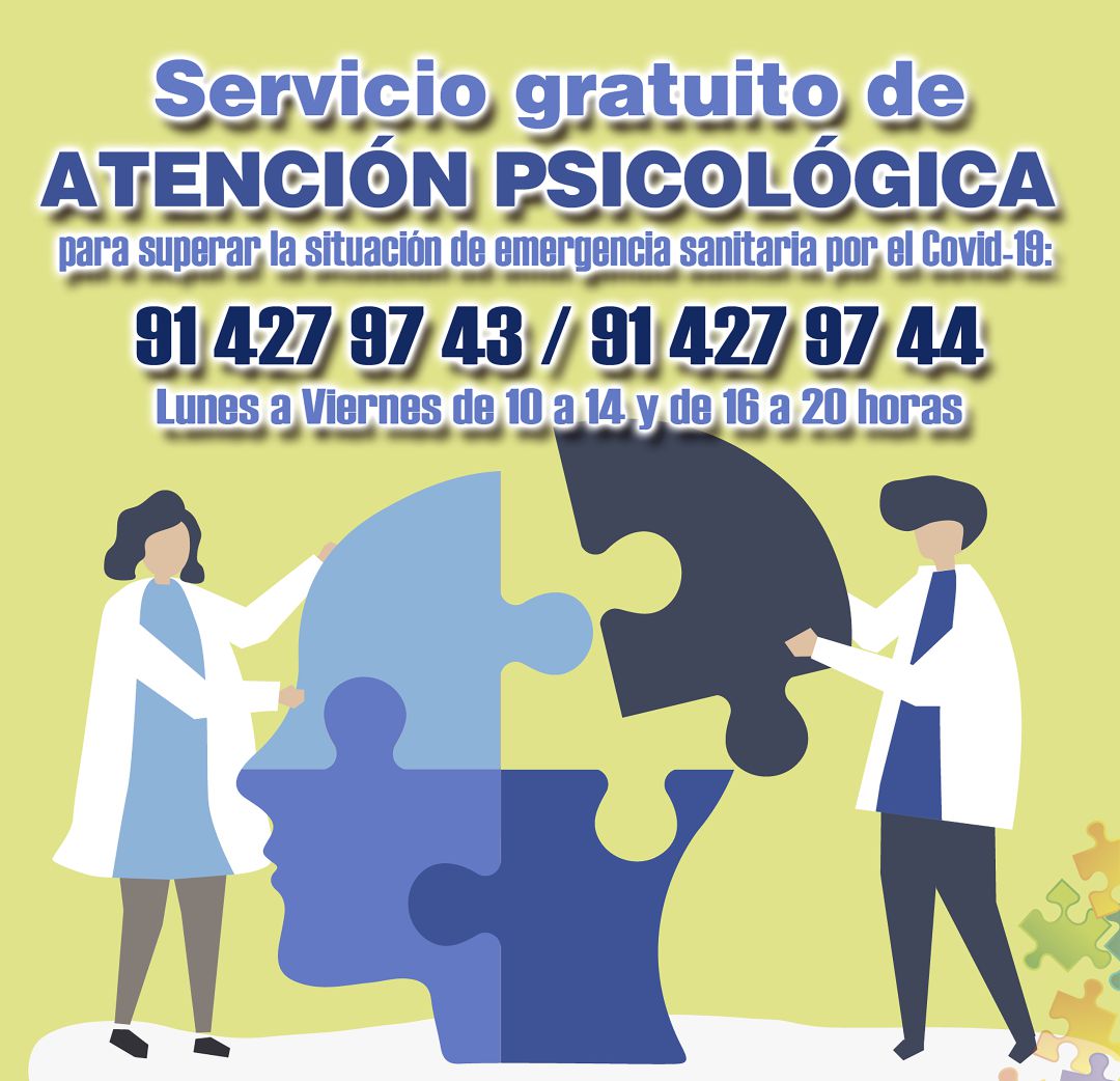 Sevilla la Nueva ofrece un servicio gratuito de atención psicológica Sevilla la Nueva ofrece un servicio gratuito de atención psicológica