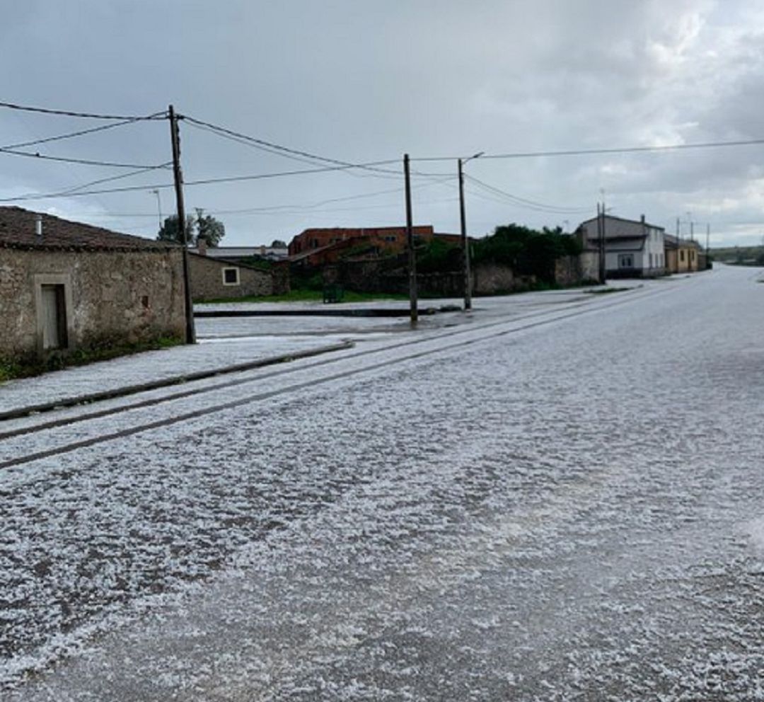 Granizada de este sábado en Sayago Granizada de este sábado en Sayago