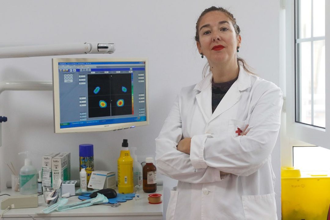 La podóloga Avencia Arévalo La podóloga Avencia Arévalo