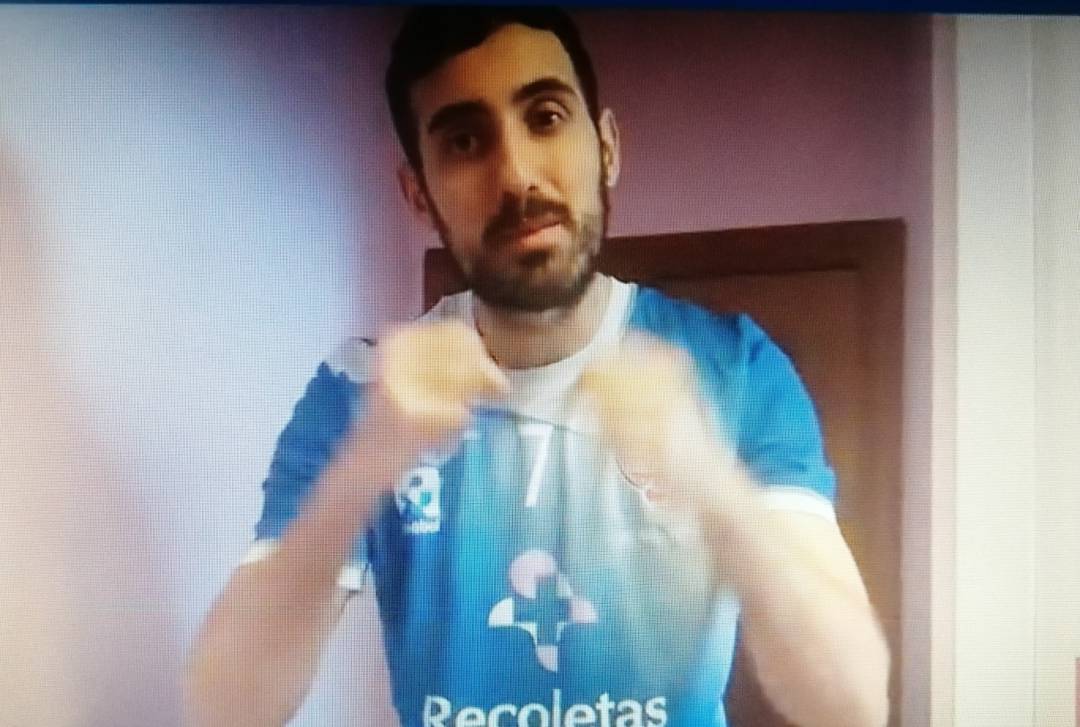 Los jugadores del Recoletas han enviado sus mensajes de ánimo Los jugadores del Recoletas han enviado sus mensajes de ánimo