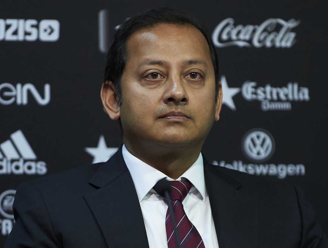 Anil Murthy, presidente del Valencia. Anil Murthy, presidente del Valencia.