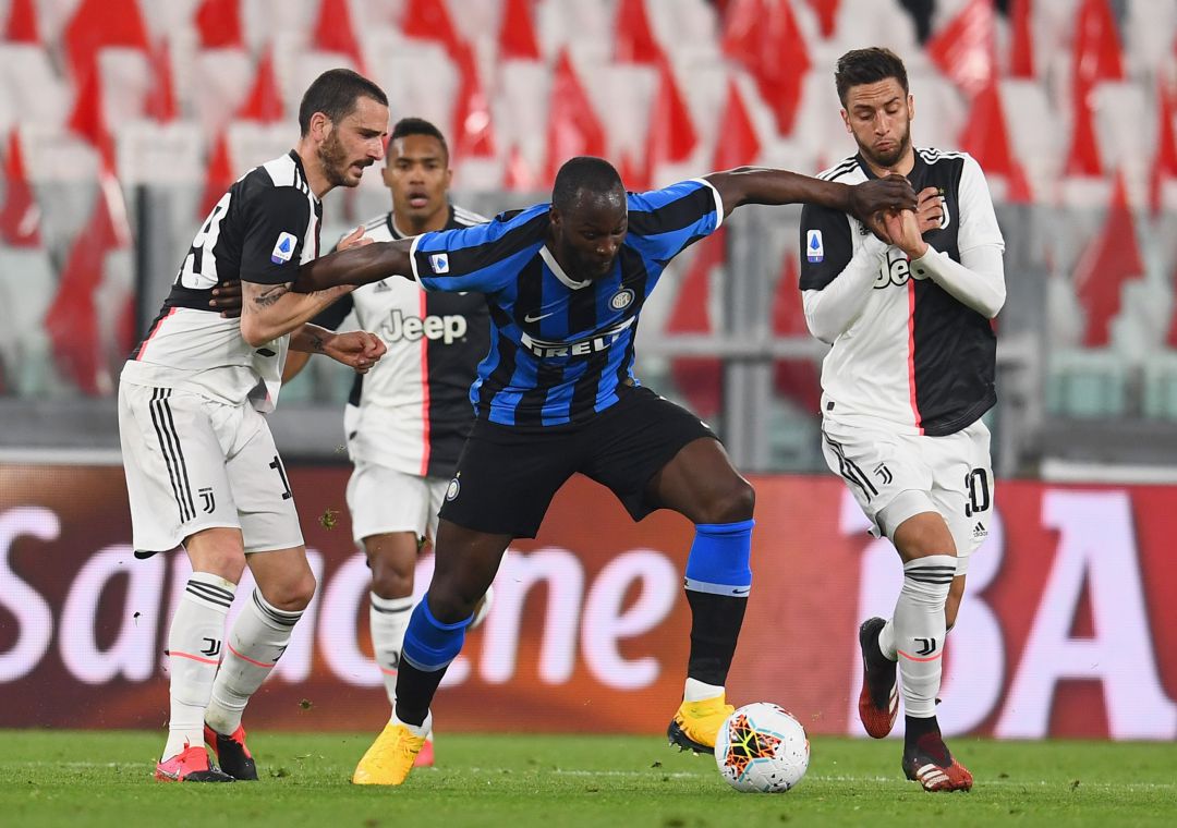 Lukaku, en un partido entre el Inter y la Juventus. Lukaku, en un partido entre el Inter y la Juventus.