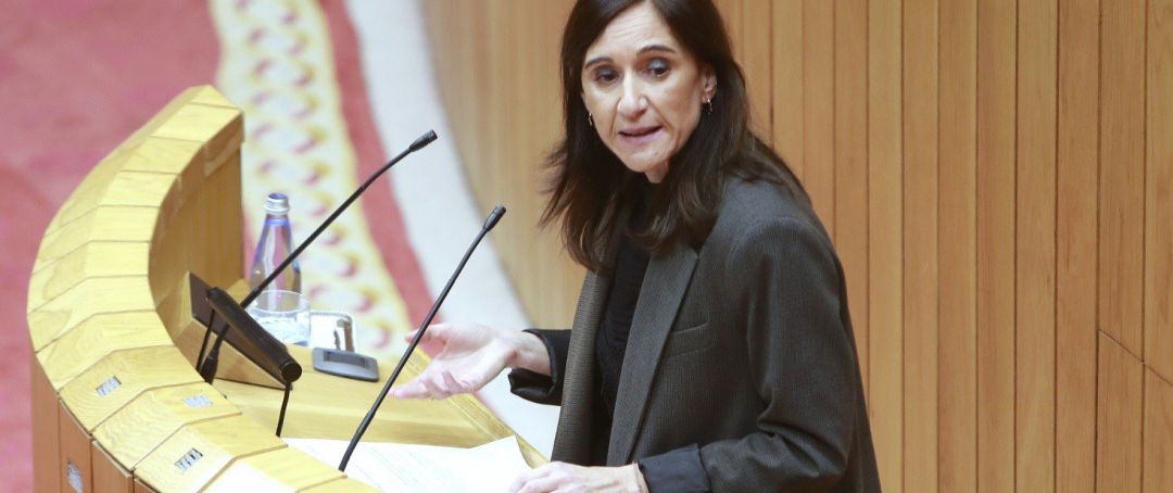 Carmen Pomar en el Parlamento de Galicia Carmen Pomar en el Parlamento de Galicia