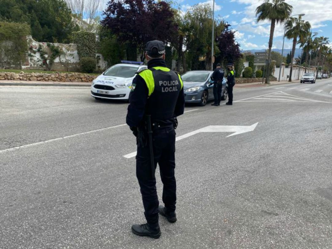 Control de la Policía Local en Ronda Control de la Policía Local en Ronda