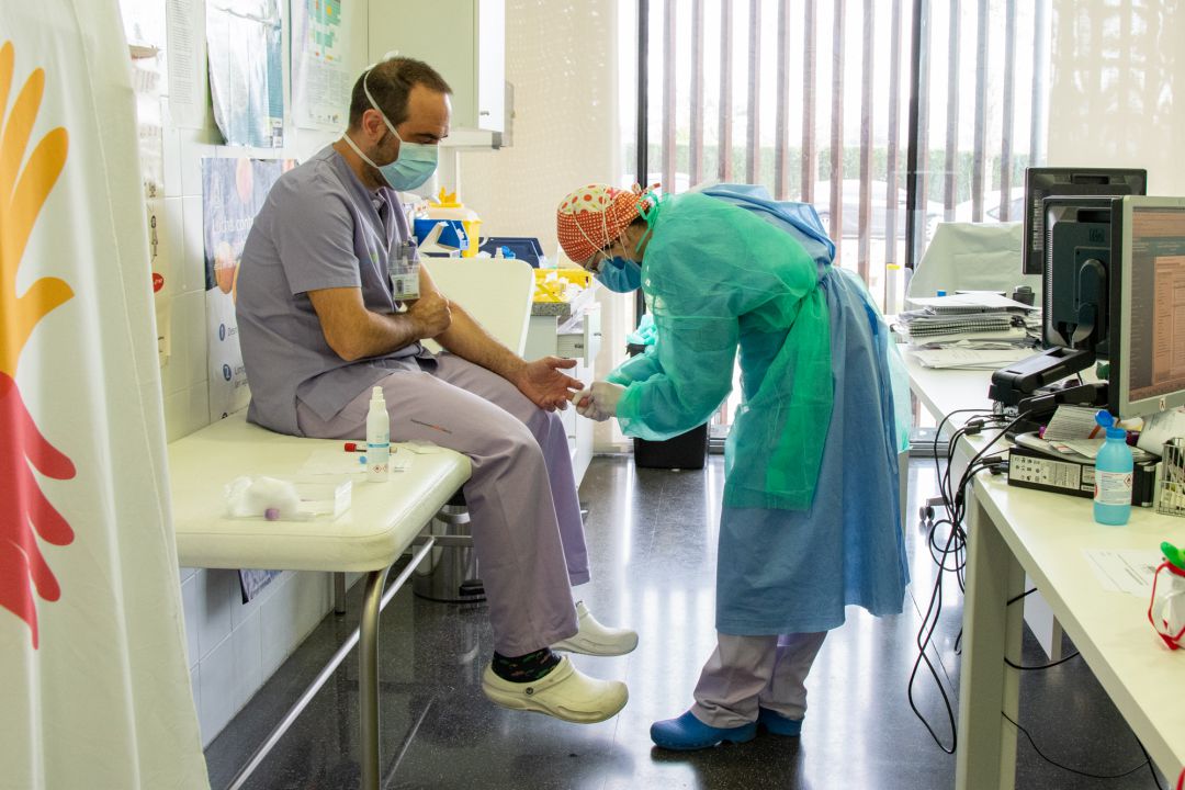Personal del Hospital de Dénia. Personal del Hospital de Dénia.