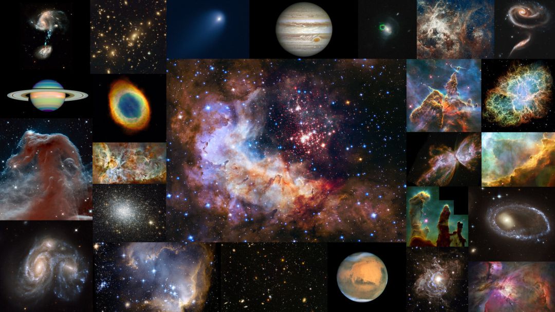 Imágenes tomadas por el telescopio Hubble. Imágenes tomadas por el telescopio Hubble.