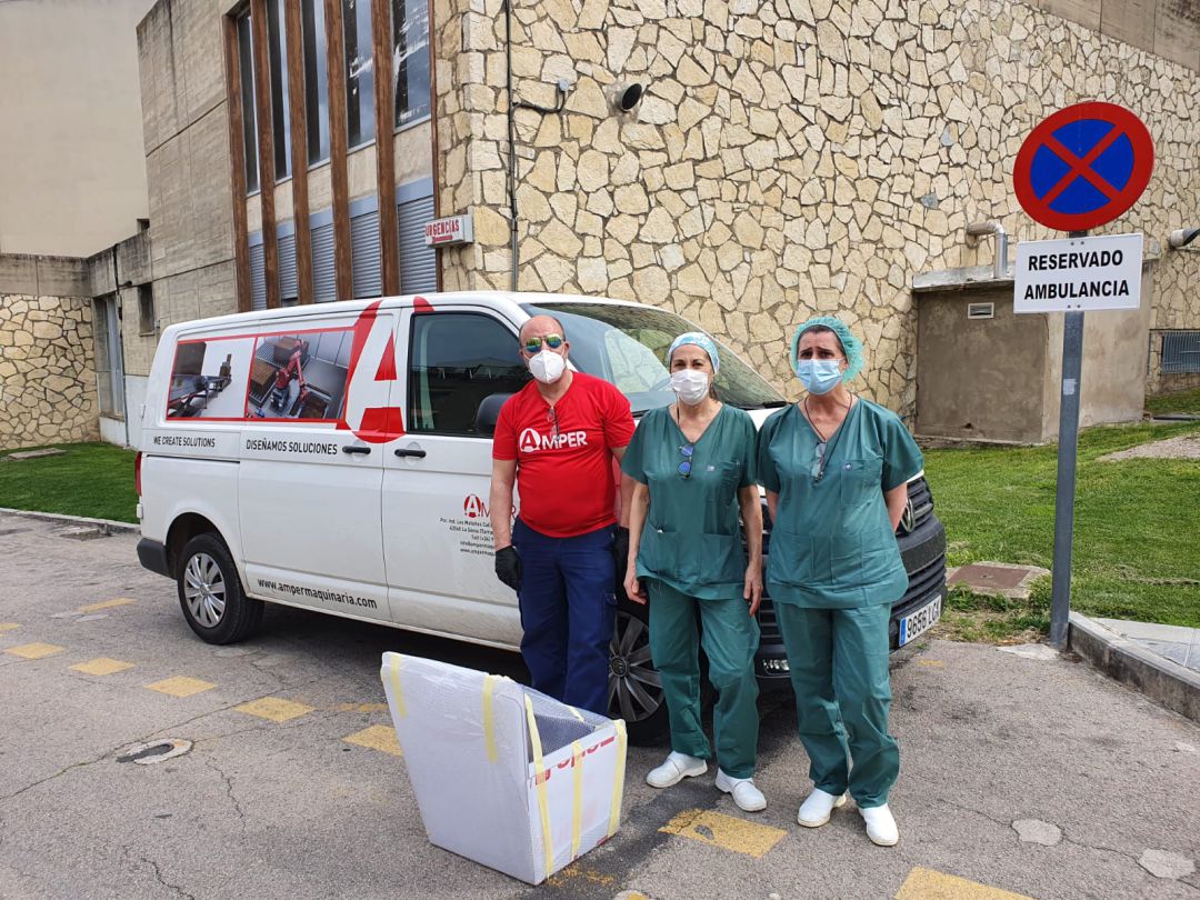 La localidad hermana de Cazorla realiza el envio de material sanitario especializado a la provincia de Jaén La localidad hermana de Cazorla realiza el envio de material sanitario especializado a la provincia de Jaén
