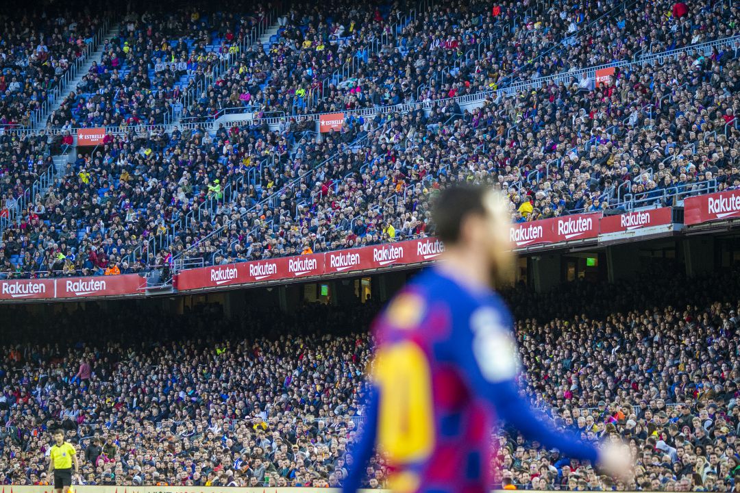 Messi en el Camp Nou Messi en el Camp Nou