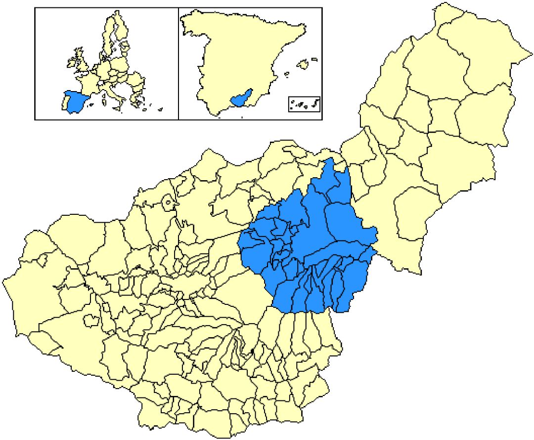 Comarca de Guadix, provincia de Granada. Comarca de Guadix, provincia de Granada.