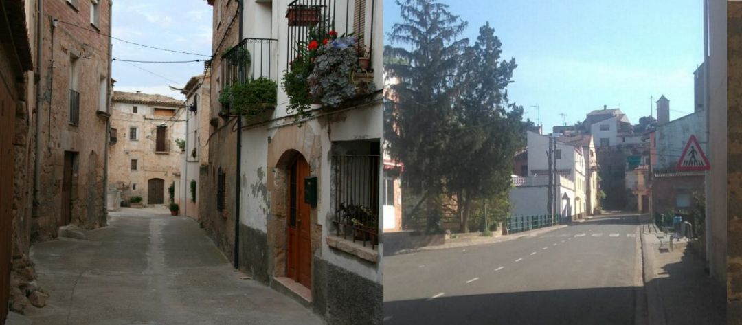 Imatge de Torrebesses a l'esquerra, i, de Preixens a la dreta Imatge de Torrebesses a l'esquerra, i, de Preixens a la dreta