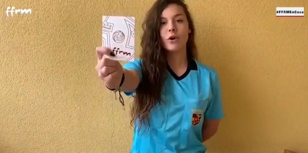 Tarjeta blanca de la FFRM Tarjeta blanca de la FFRM