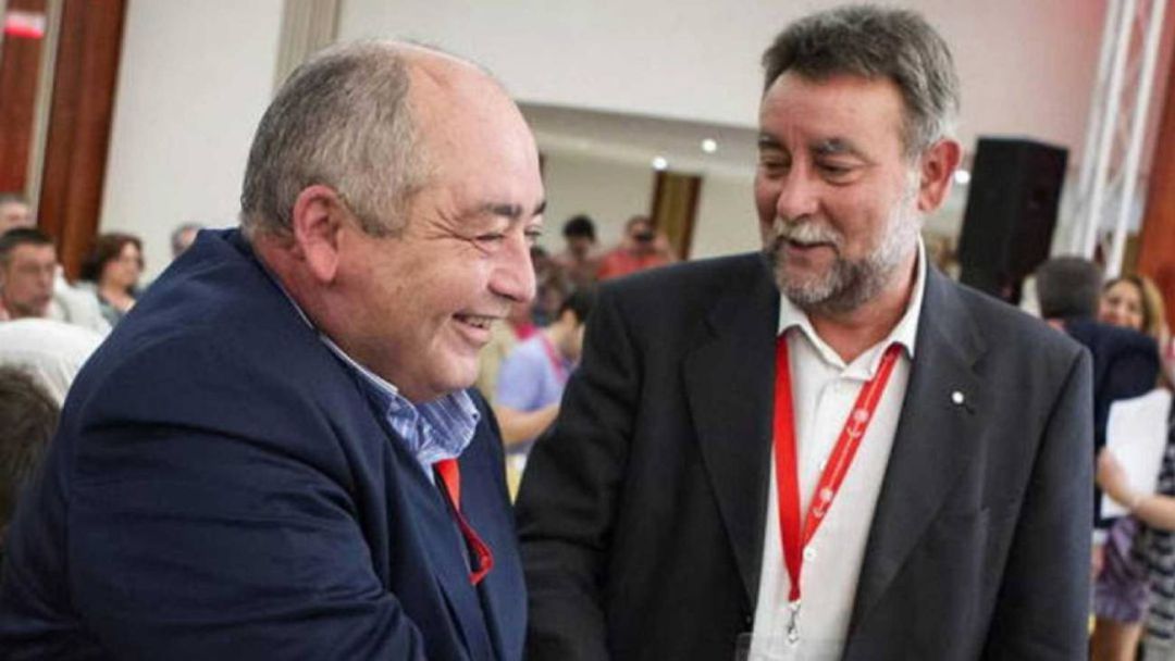 Francisco Fernández y Manuel Pastrana, ex secretarios generales de UGT-A Francisco Fernández y Manuel Pastrana, ex secretarios generales de UGT-A