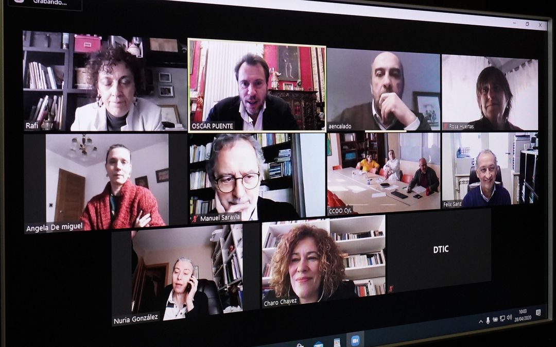 Reunión telemática del Diálogo Social Municipal Reunión telemática del Diálogo Social Municipal