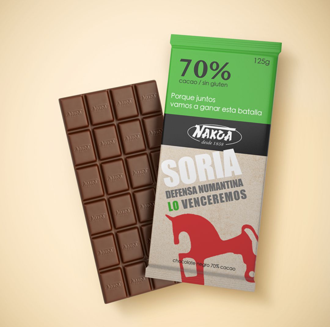 Chocolate solidario de Nakoa. Chocolate solidario de Nakoa.