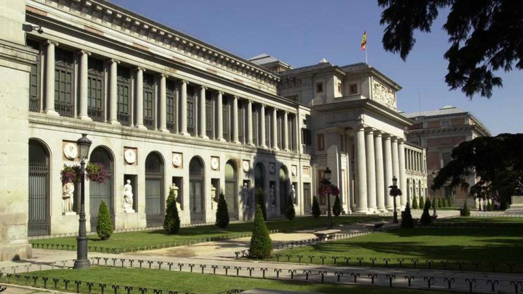Imagen de la fachada del Museo del Prado Imagen de la fachada del Museo del Prado