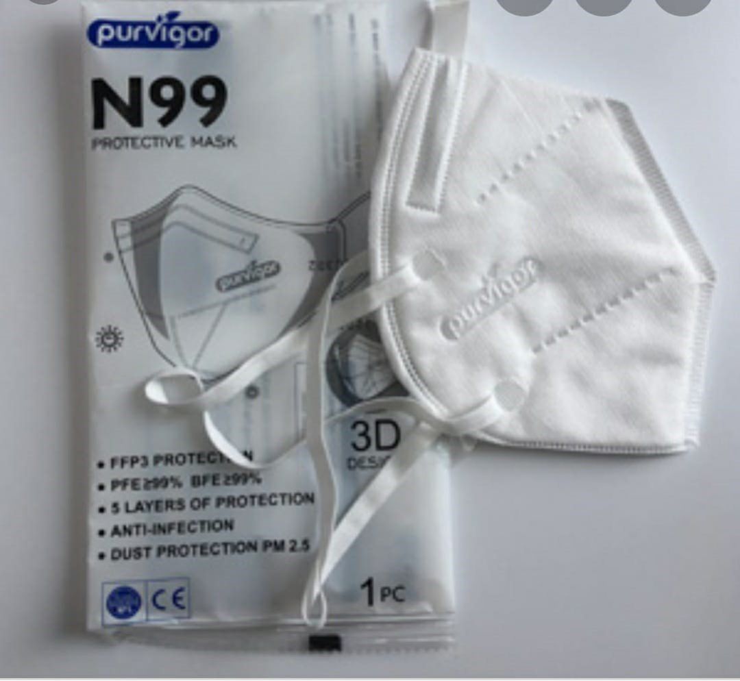 Modelo Purvigor N99 mascarilla defectuosa Modelo Purvigor N99 mascarilla defectuosa