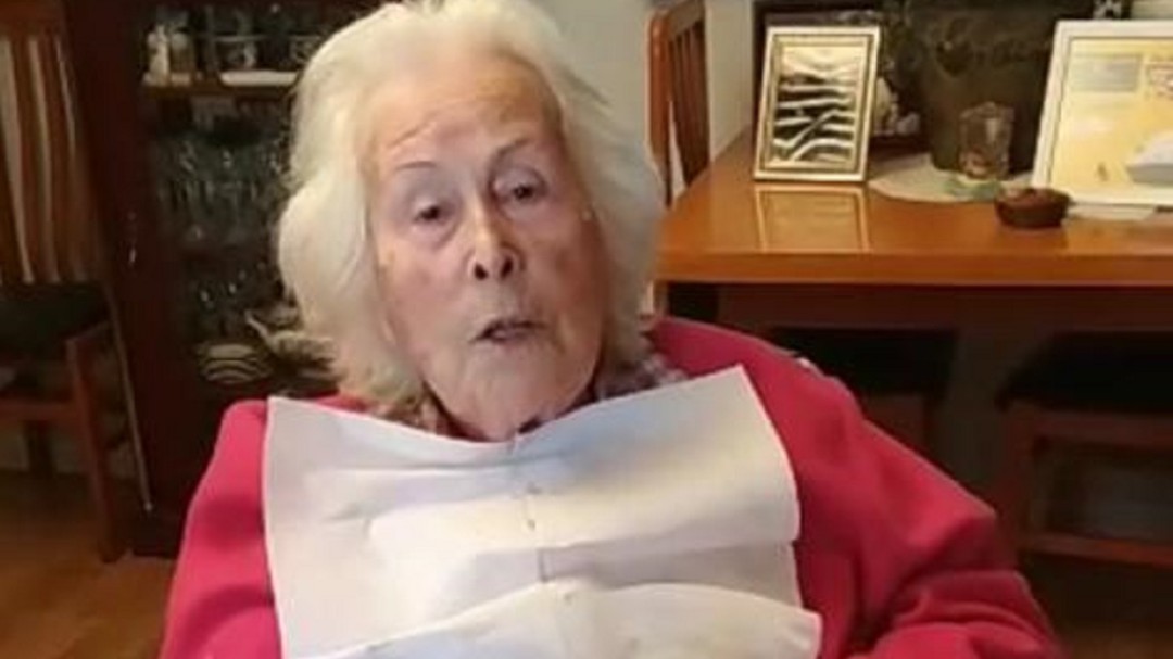 La abuela de las vías manda un mensaje de optimismo