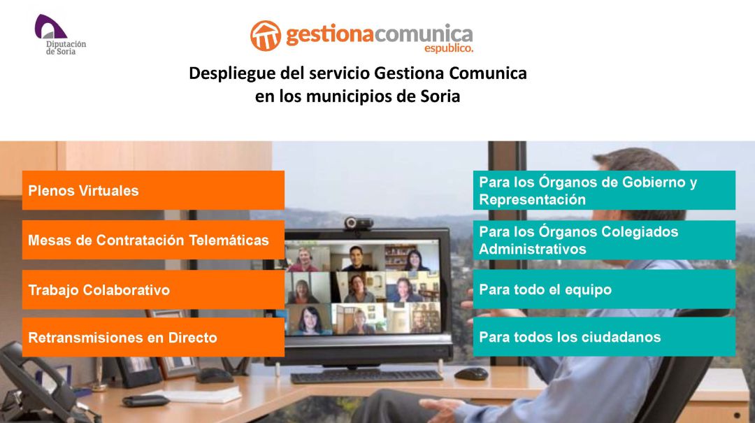 Diputación facilita el acceso a videoconferencias. Diputación facilita el acceso a videoconferencias.