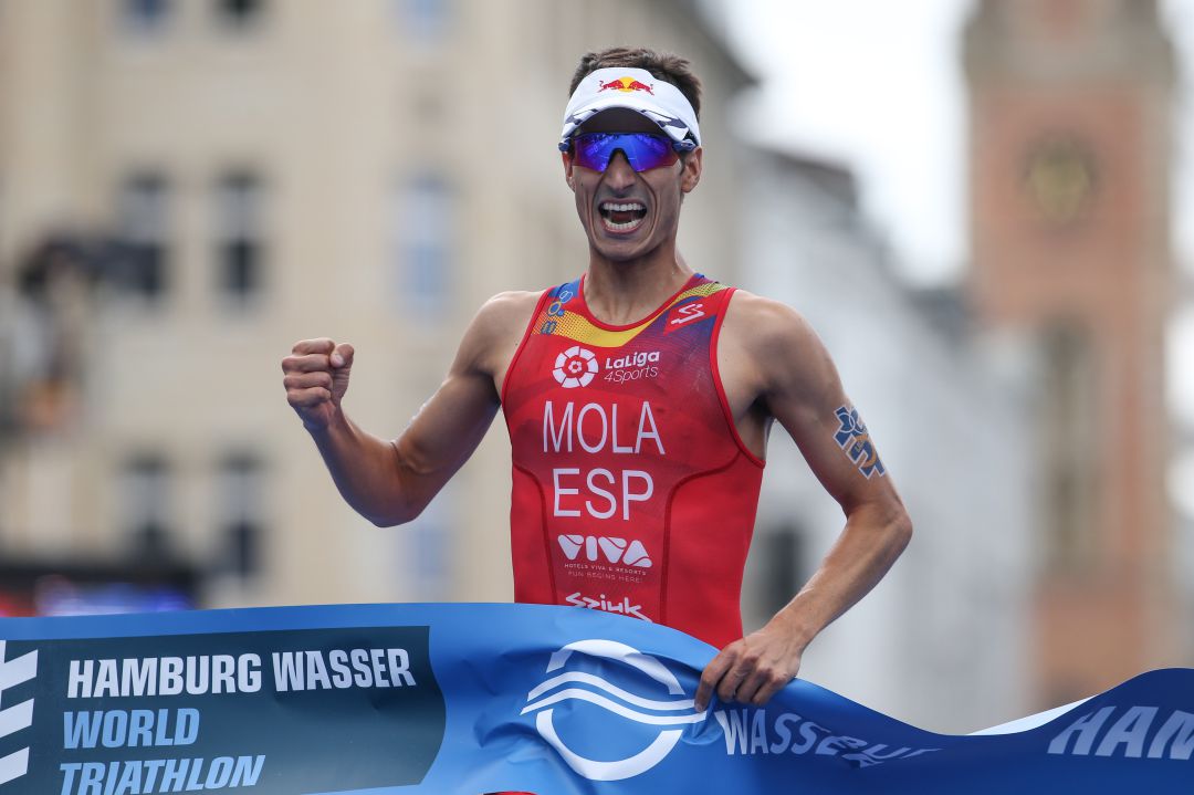 El triatleta mallorquín Mario Mola. El triatleta mallorquín Mario Mola.