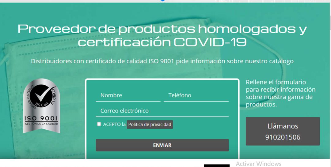 La empresa ha obtenio el certificado de calidad covid-19 La empresa ha obtenio el certificado de calidad covid-19