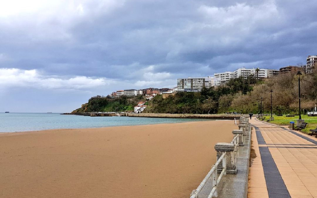Playa de Ereaga,en Getxo Playa de Ereaga,en Getxo