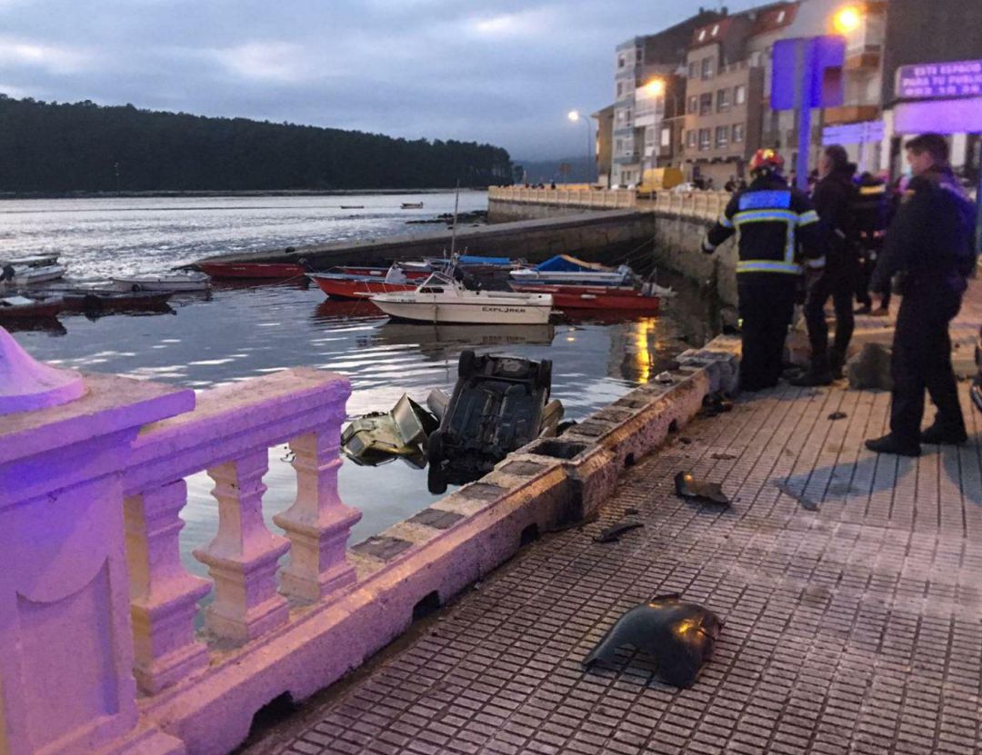 Imágenes del aparatoso accidente en Carril Imágenes del aparatoso accidente en Carril