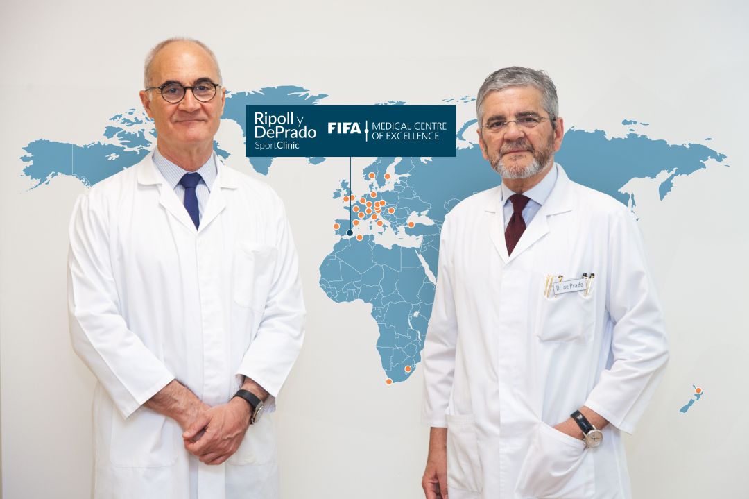 Los doctores Pedro Luis Ripoll y Mariano de Prado. Los doctores Pedro Luis Ripoll y Mariano de Prado.